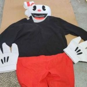 Cup Head costume boys 10-12